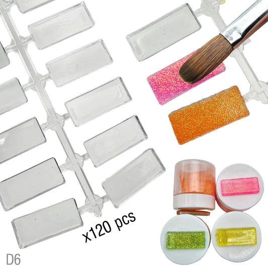 RECTANGLE Clear Swatches / 120pcs