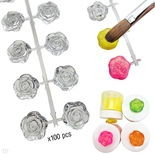 ROSES Clear Swatches / 100pcs