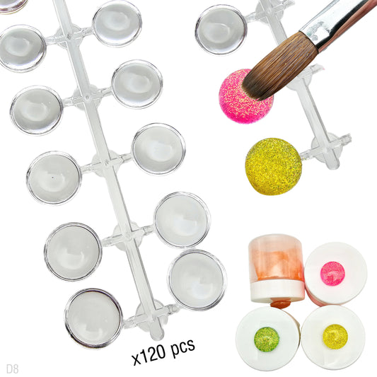 ROUND CIRCLE Clear Swatches / 120pcs