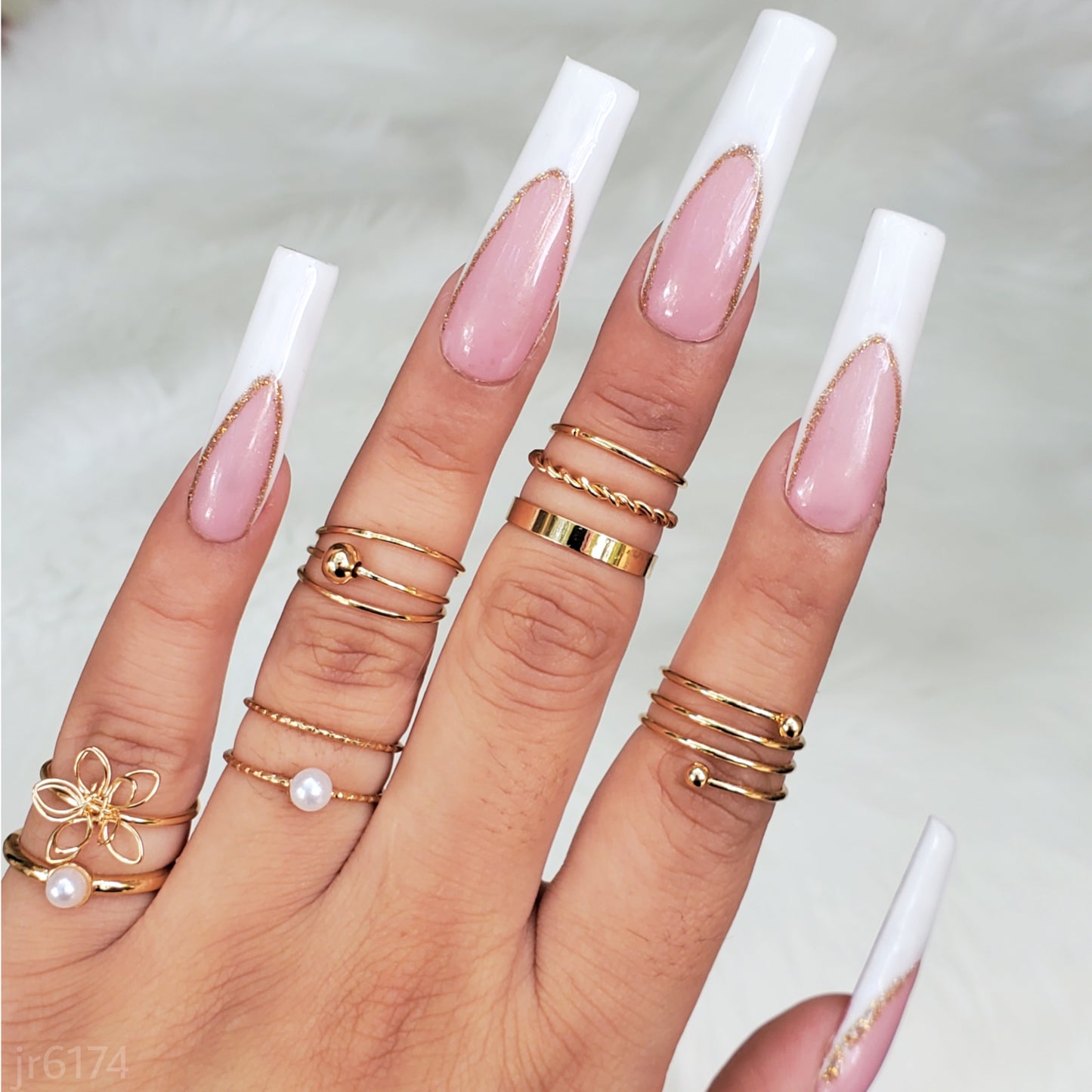 Gold Rings (8pc Set)