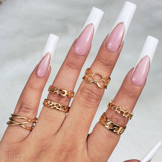 Gold Rings (6pc Set)