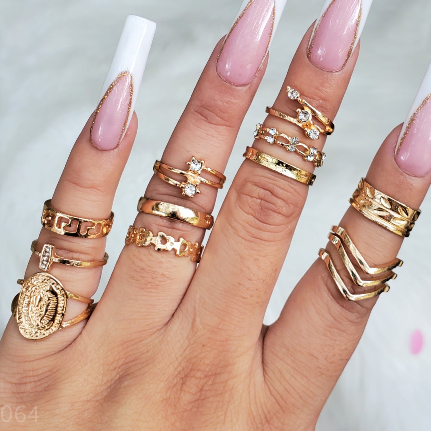 Gold Rings (11pc Set)