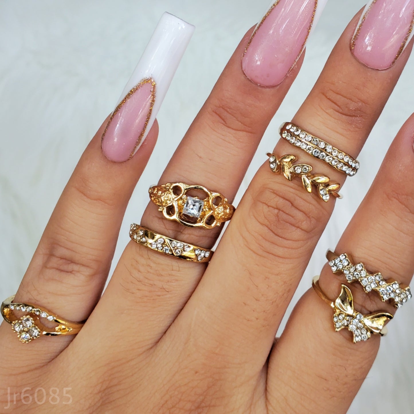 Gold Rings (7pc Set)