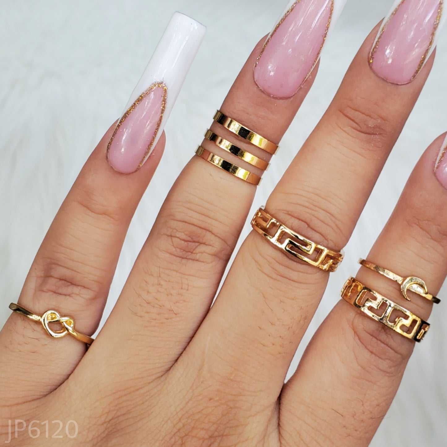 Gold Rings (5pc Set)