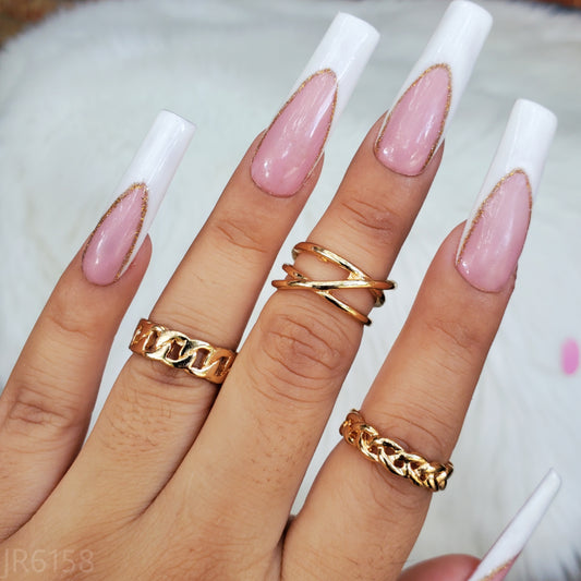 Gold Rings (3pc Set)